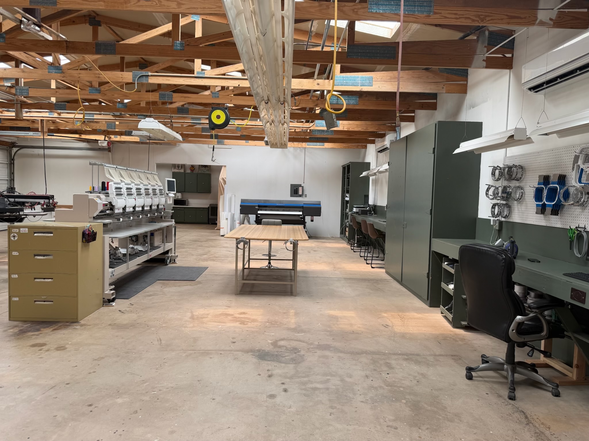 Shop bay at 5118 N Prince commercial building Clovis New Mexico