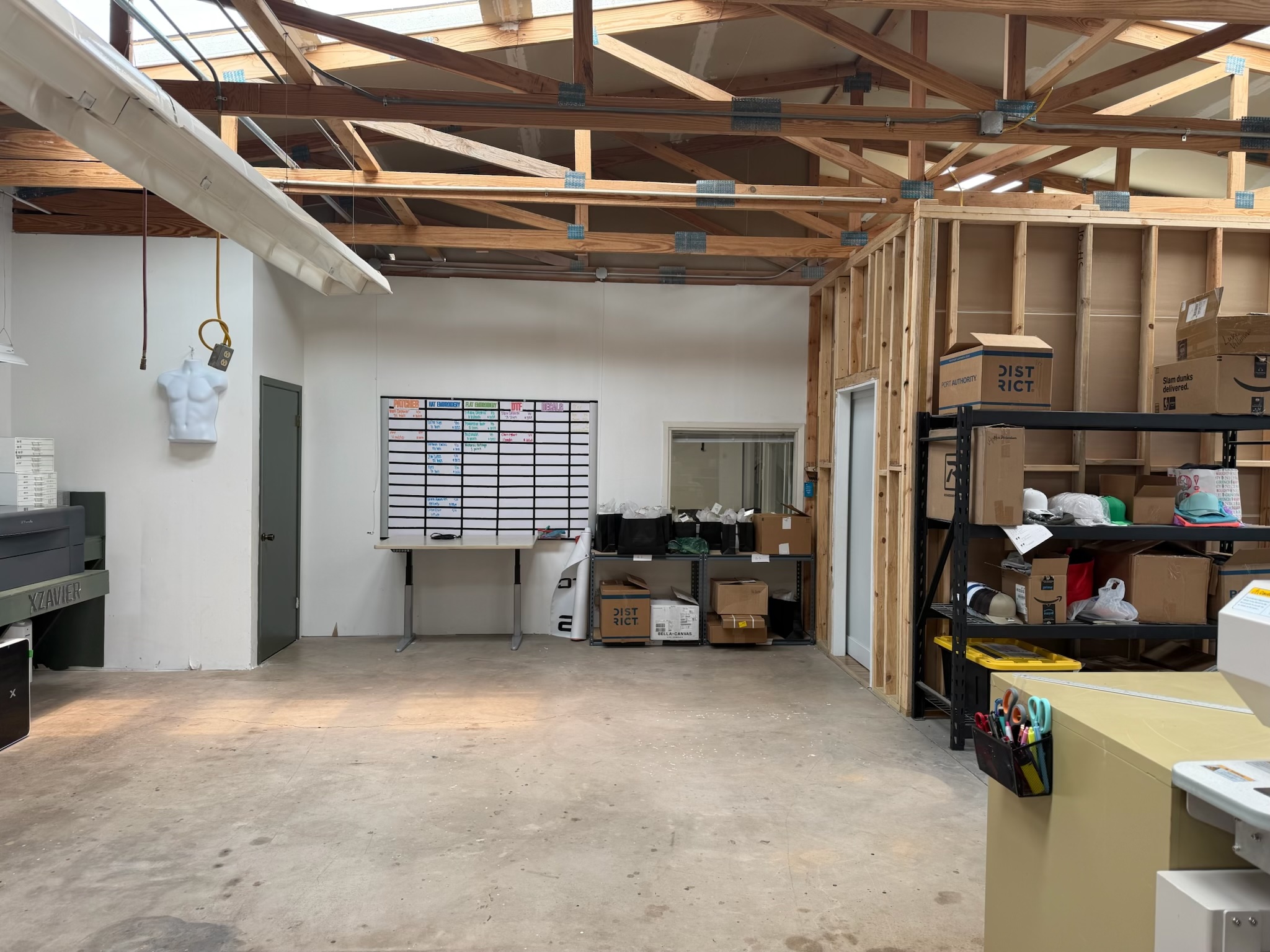 Shop workspace at 5118 N Prince large commercial building Clovis NM