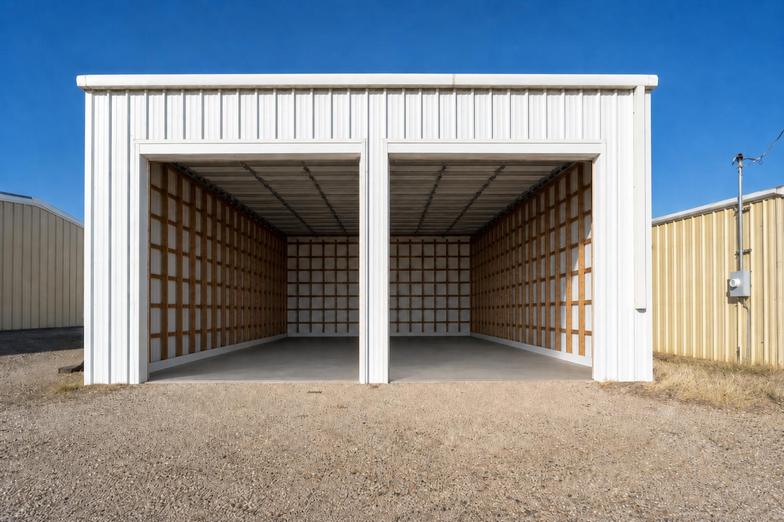 Center view of 5120 N Prince #2 commercial warehouse space Clovis NM